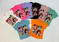 Футболка"Minnie&Mickey" для дівчаток р.3--7років Тканина: кулір хб